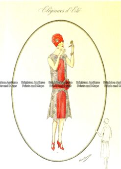 23-809  Art Deco fashion  c.1923