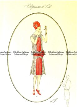 23-809  Art Deco fashion  c.1923