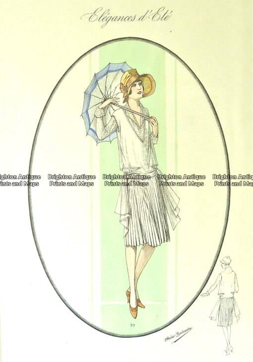 23-811 Art Deco fashion  c.1923
