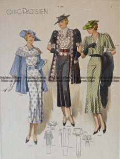 23-817  Fashion  from 1930's - Chic Parisien
