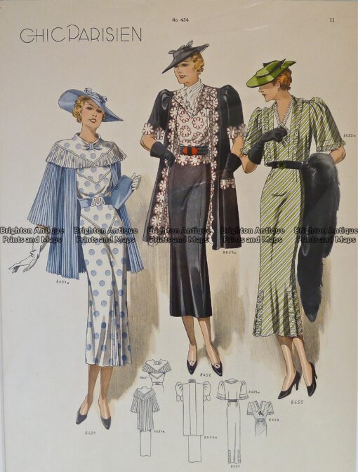 23-817  Fashion  from 1930’s – Chic Parisien
