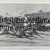 25-320 - Animal - Horse Racing Melbourne Cup Anon - circa 1885 Wood engraving 30cm X 20cm Condition A+
