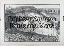 26-237 - Football (Australian Rules) Anon - circa 1883 Wood engraving 30cm X 20cm Condition A+