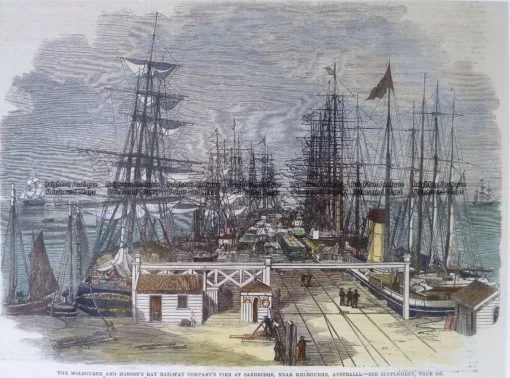 26-367  Port Melbourne c.1862
