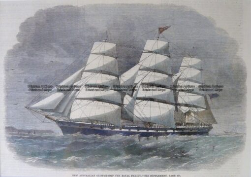 26-368  Shipping – Australian clipper  c.1862