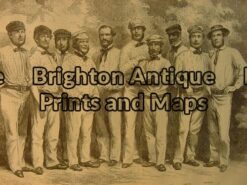 26-606 - Cricket - English cricketers Anon - circa 1859 - Black And White Wood Engraving - Size: 36cm x 24cm - Condition: A+