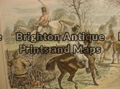 26-616 - Horse Racing - Cross country Anon - circa 1870 - Hand-Coloured Wood Engraving - Size: 35cm x 23cm - Condition: A+