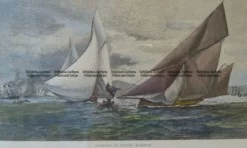 26-626  Yachting in Sydney  c. 1886