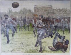 26-632 Soccer Football c.1875