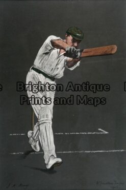 26-634 - Cricket - J King Chevalier Taylor - circa 1905 Chromolithograph 24cm X 36cm Condition A+