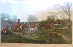 26-644  Fox Hunting scenes by Herring  c.1867