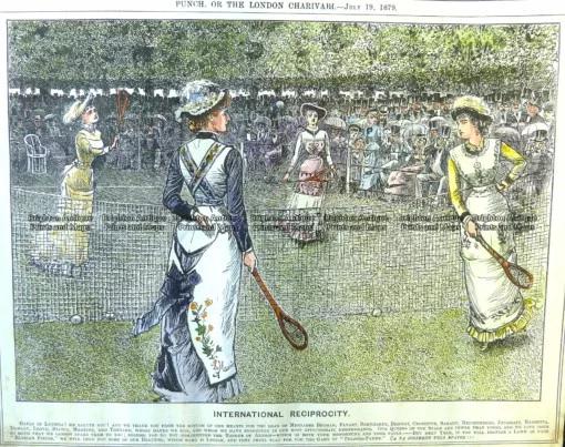 26-644  Tennis – International competition  c.1879