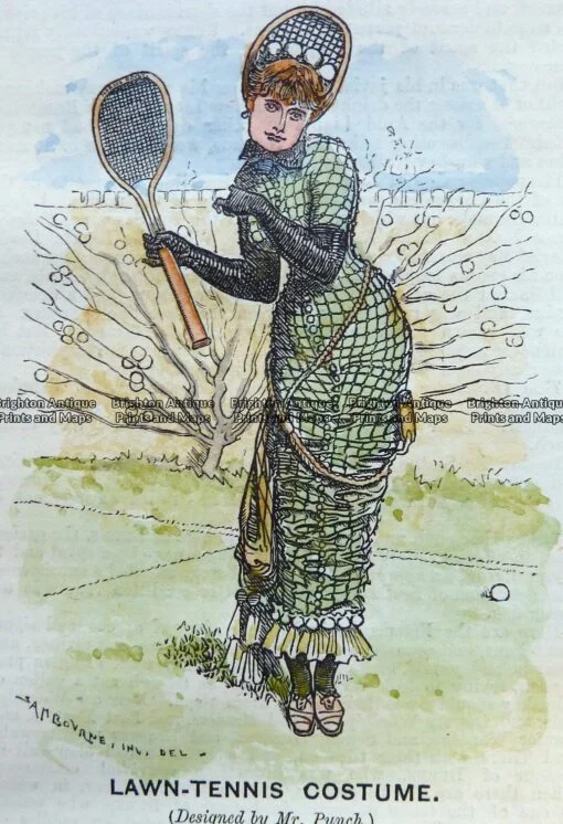 26-645 Tennis costume c.1879