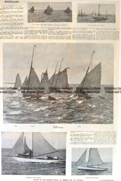 26-645  Yachting in Port Phillip c.1898