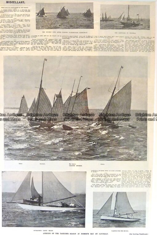 26-645  Yachting in Port Phillip c.1898