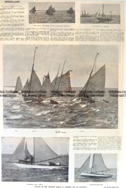 26-645  Yachting in Port Phillip c.1898