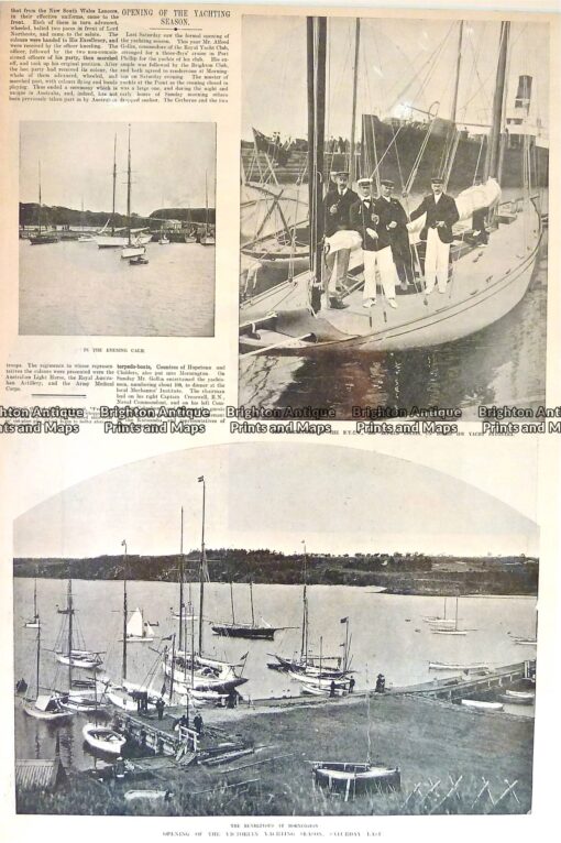 26-646 Yachting in Port Phillip Mornington c.1904