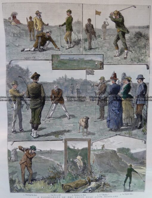 26-649  Golf in Scotland c.1887