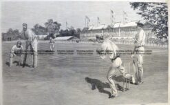 26-653  Cricket at MCG Melbourne  c.1879