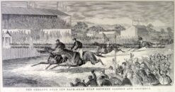 26-654  Racing at Geelong  c. 1882
