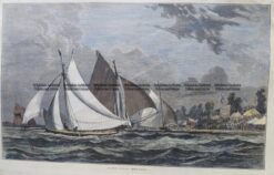 26-657  Yachting on Lake Colac  c.1880