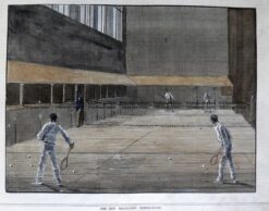 26-660  Royal or Real Tennis in Melbourne  c.1882