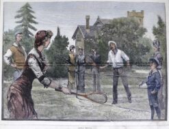 26-661  Tennis in Australia  c.1882