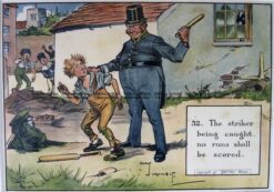 26-664  Cricket humour by Crombie sponsored by Perrier  c.1906