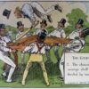 26-666  Cricket humour by Crombie sponsored by Perrier  c.1906