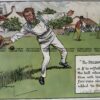 26-667  Cricket humour by Crombie sponsored by Perrier  c.1906