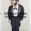 28-339 - Vanity Fair - Sullivan (Gilbert & Sullivan) Ape - circa 1874 Chromolithograph 19cm X 31cm Condition A+