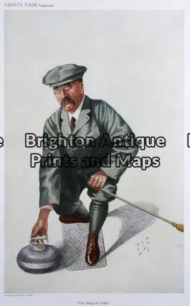 28-342 – Vanity Fair – Dr Lunn ELF – circa 1909 Chromolithographs 21cm X 33cm Condition A+