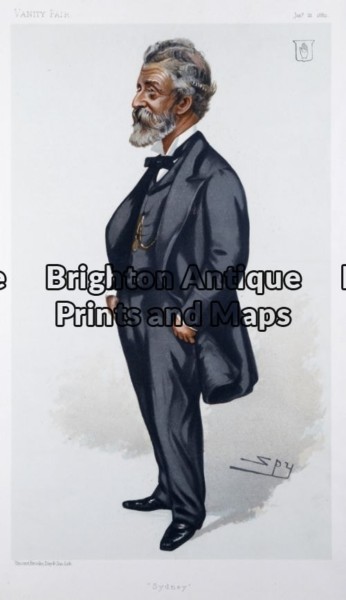 28-344 – Vanity Fair – D Cooper (Australian businessman) Spy – circa 1882 Chromolithograph 19cm X 31cm Condition A+