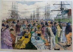 29-110  Port Melbourne - Sandridge Pier on Sunday c.1879