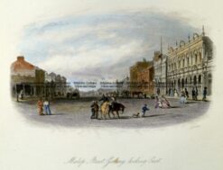 29-111  Geelong - Malop St looking East by S. T. Gill c.1857