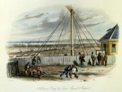 29-119  Melbourne - Hobson's Bay from Signal Station by S. T. Gill c.1857
