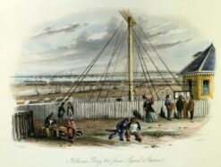 29-119  Melbourne - Hobson's Bay from Signal Station by S. T. Gill c.1857