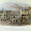 29-122  Melbourne - Great Bourke St looking East by S. T. Gill  c.1857