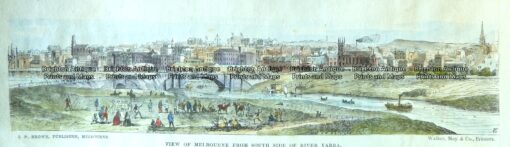 29-130  Melbourne panorama  c.1858