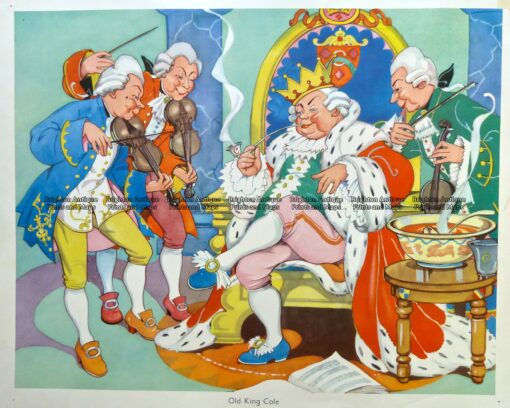 29-337  Nursery Rhyme – Old King Cole  c.1960