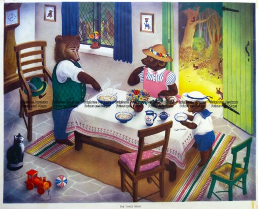 29-338  Nursery Rhyme – Three Bears  c.1960