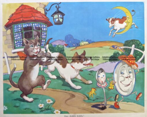 29-342  Nursery Rhyme – Hey Diddle Diddle  c.1960