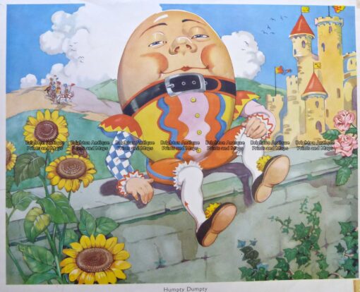 29-349  Nursery Rhyme – Humpty Dumpty  c.1960