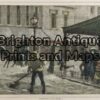 29-449 - Melbourne - Elizabeth Street in flood J Ashton - circa 1875 Hand coloured wood engraving 32cm X 22cm Condition A+