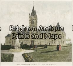 29-458 - Melbourne - Methodist Ladies College Anon - circa 1873 Hand coloured wood engraving 15cm X 13cm Condition A+
