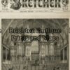 29-460 - Melbourne - Organ at Exhibition Building Anon - circa 1880 Wood engraving 23cm X 24cm Condition A+