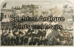 29-466 - Melbourne - Swanston St Anon - circa 1867 Hand coloured wood engraving 37cm X 23cm Condition A+