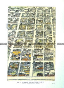 29-490  Lonsdale and LaTrobe Street bird's eye view  c.1906