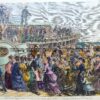 29-500  Queenscliff Pier - waiting for husbands' arrival  c.1874