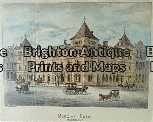 29-511  Melbourne – Menzies Hotel c.1888